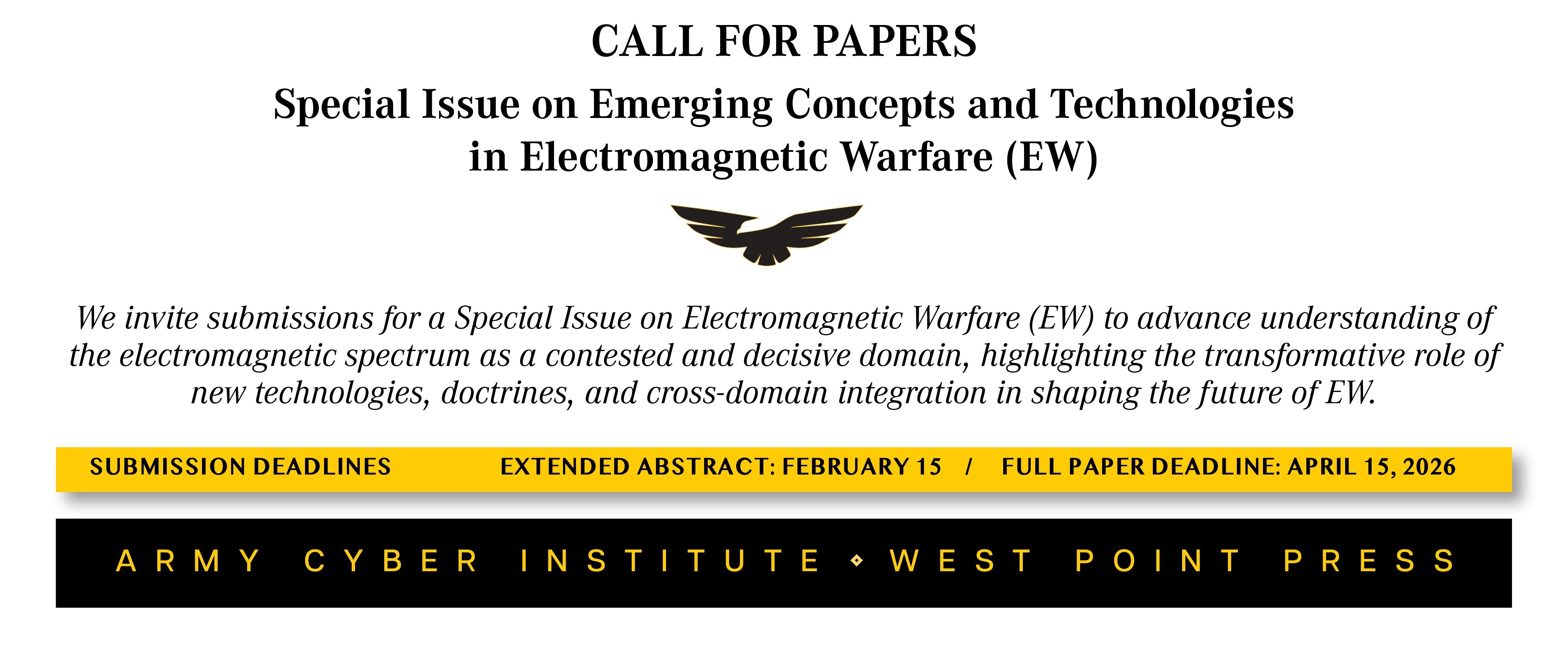 EW Call for Papers Banner